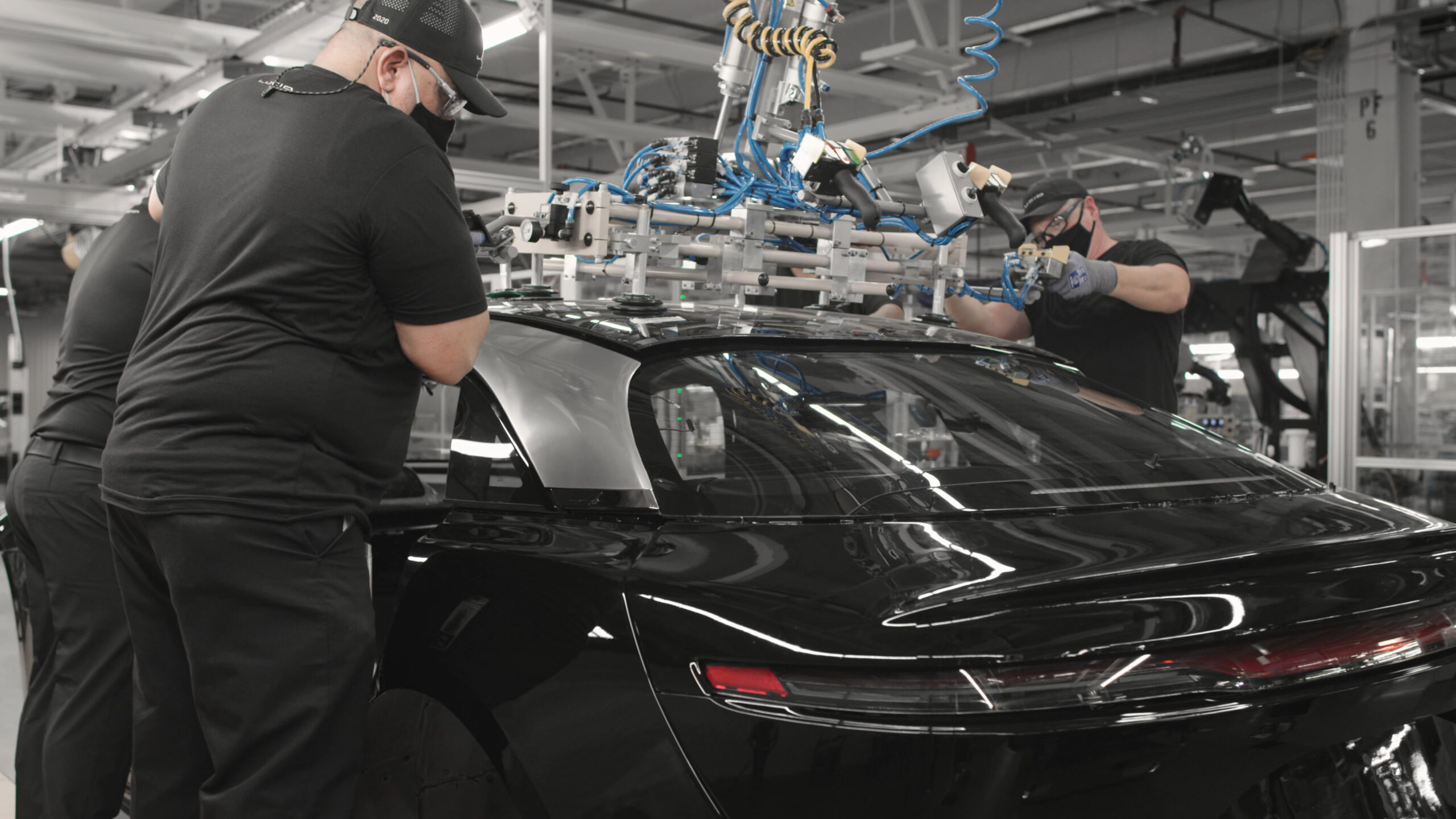 Lucid Motors Parking Lot Filling Up With Grand Touring Trims