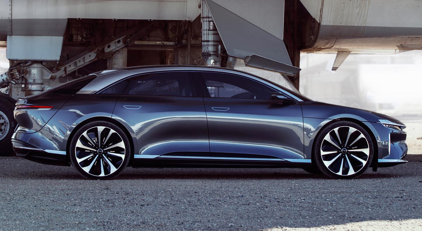 Lucid Air In Blue