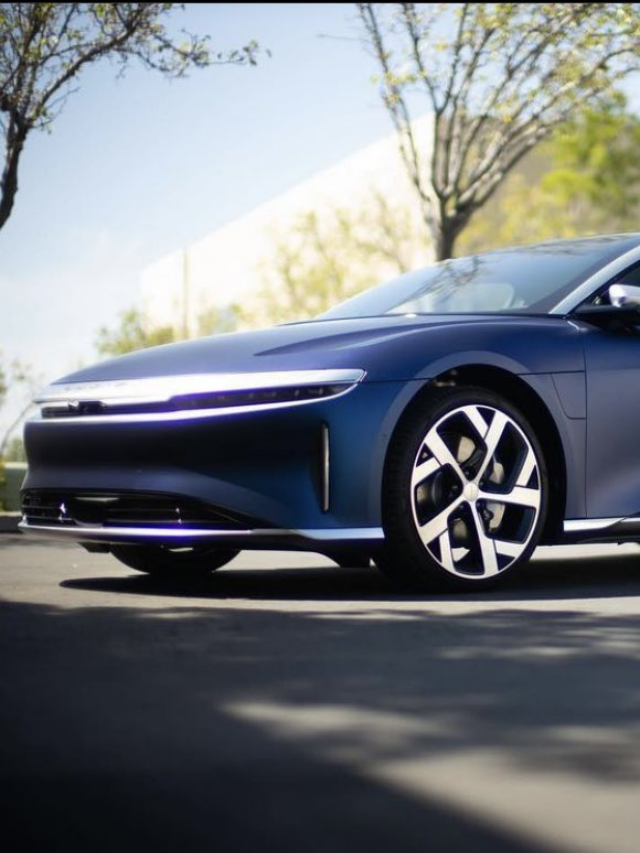 Blue Lucid Air