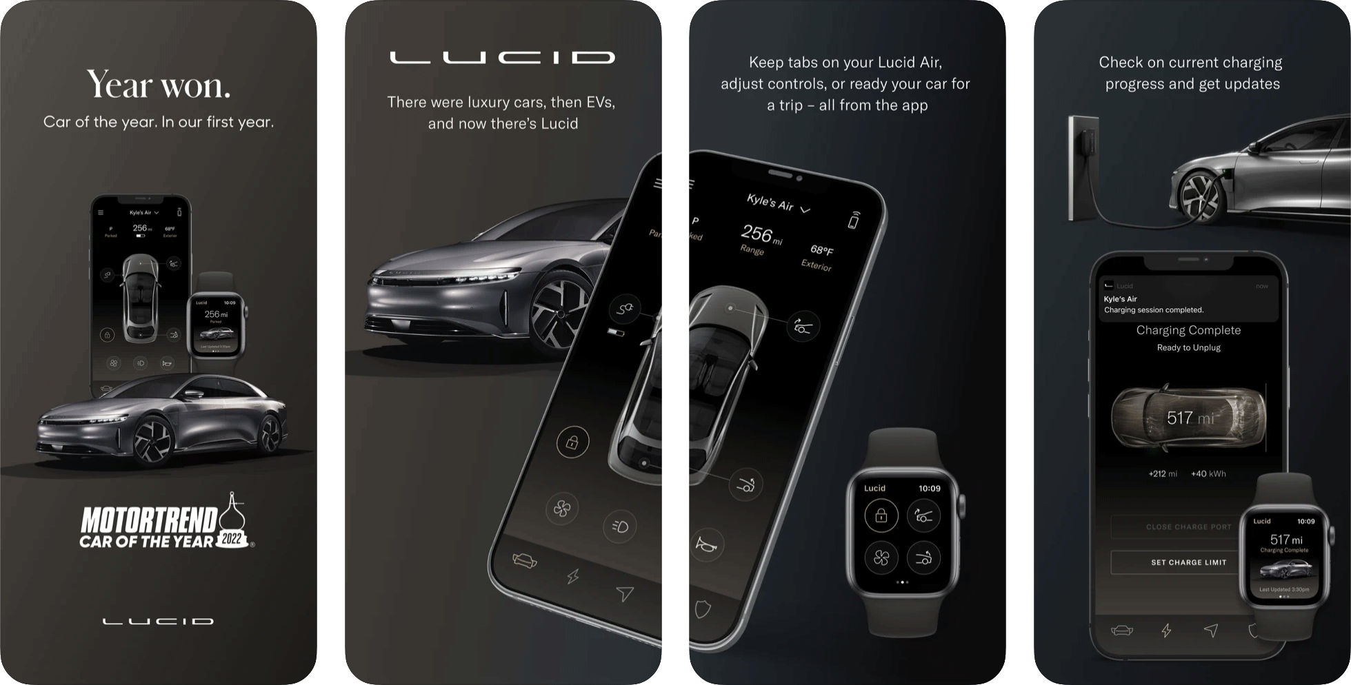 Lucid Mobile App Updated With Electrify America Tips, Dream Edition Number & Customer Care Texting
