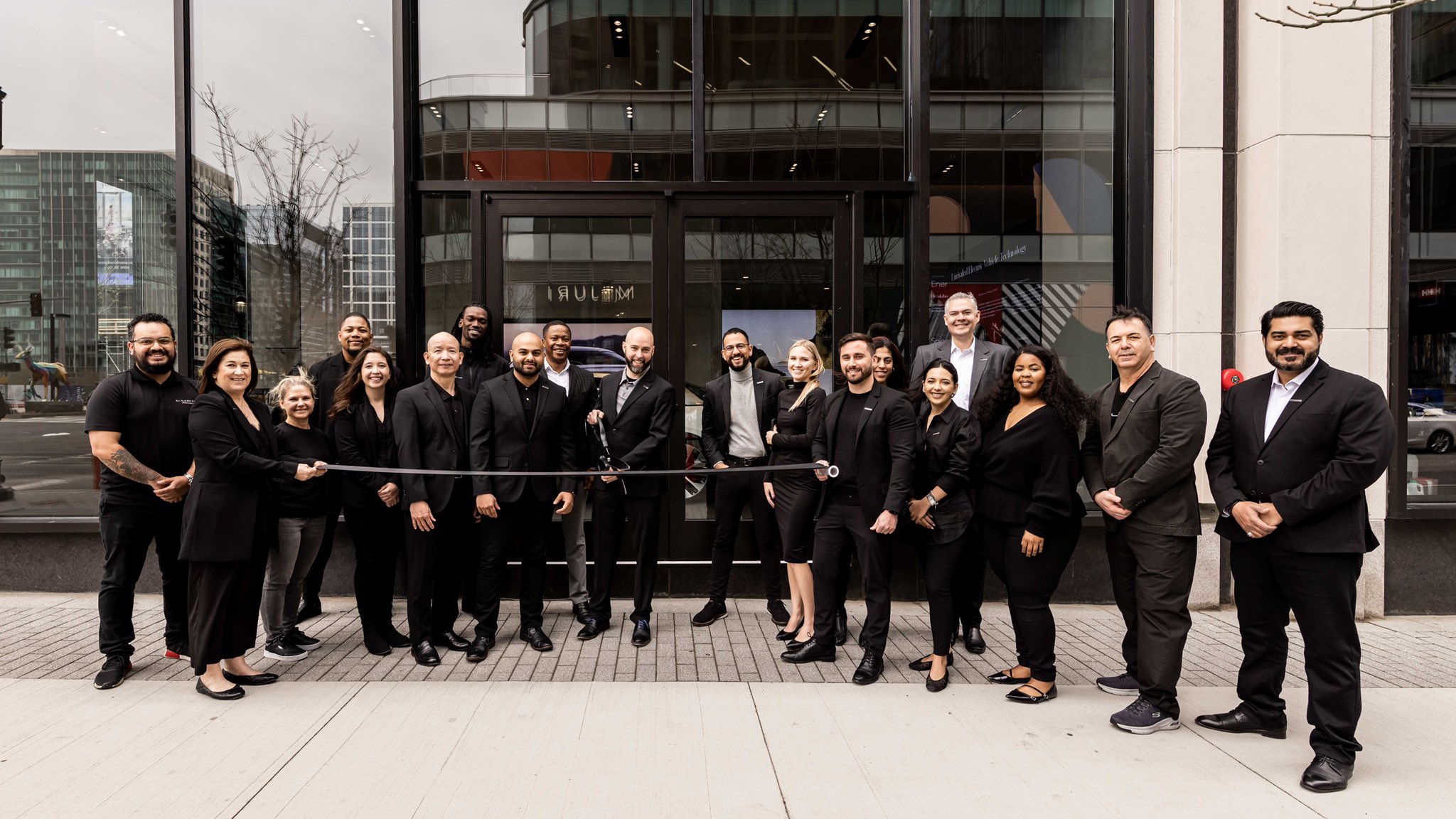 Photos & Videos From The Lucid Motors Boston Showroom Opening