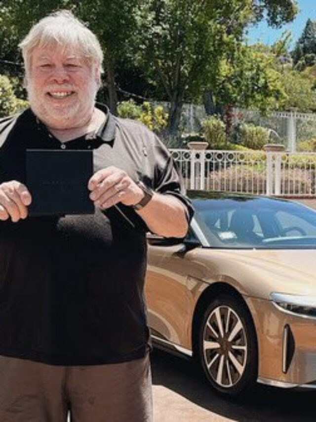 Steve Wozniak Gets His Lucid Air
