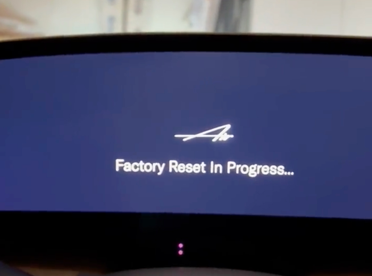 Factory Reset A Lucid Air Vehicle