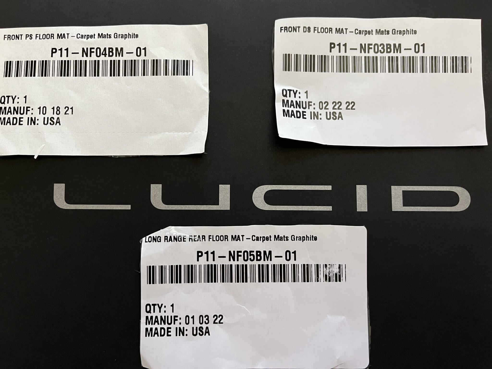 How Much Do Lucid Air Floor Mats Cost? Lucid Insider Blog Lucid Air