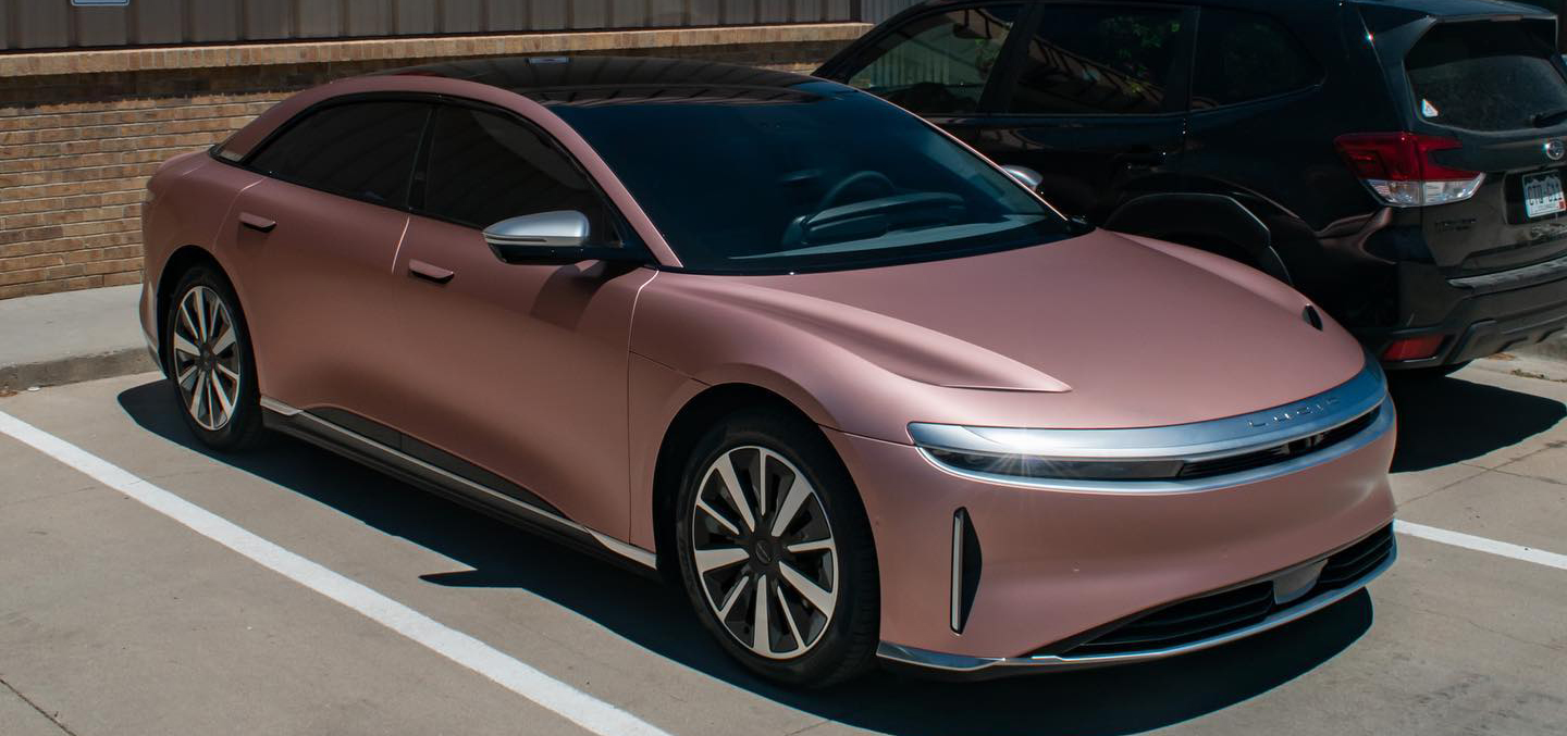 Royal Rose Gold Lucid Air